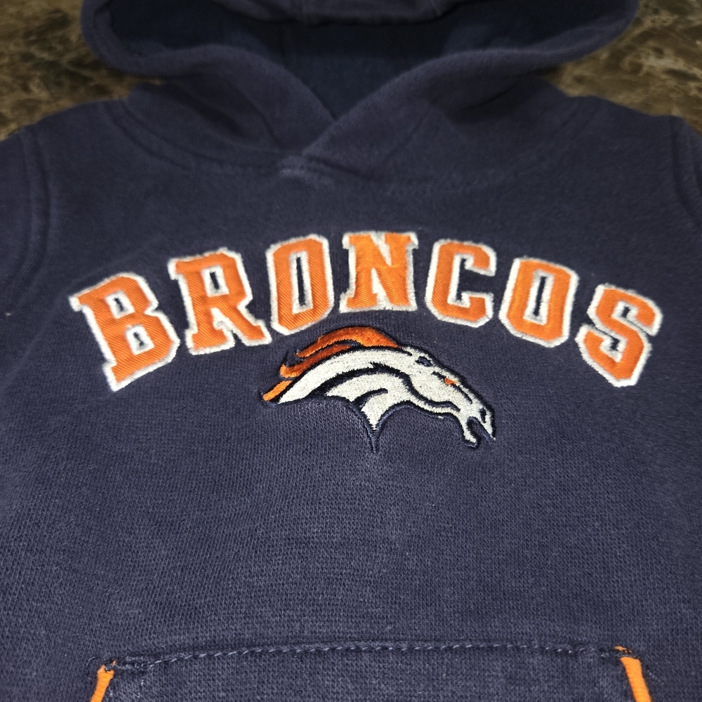 Kids Broncos Hoodie Size 24 Months Vintage - Picture 3 of 4
